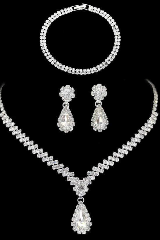 Elegant 4-Piece Bridal Jewelry Set