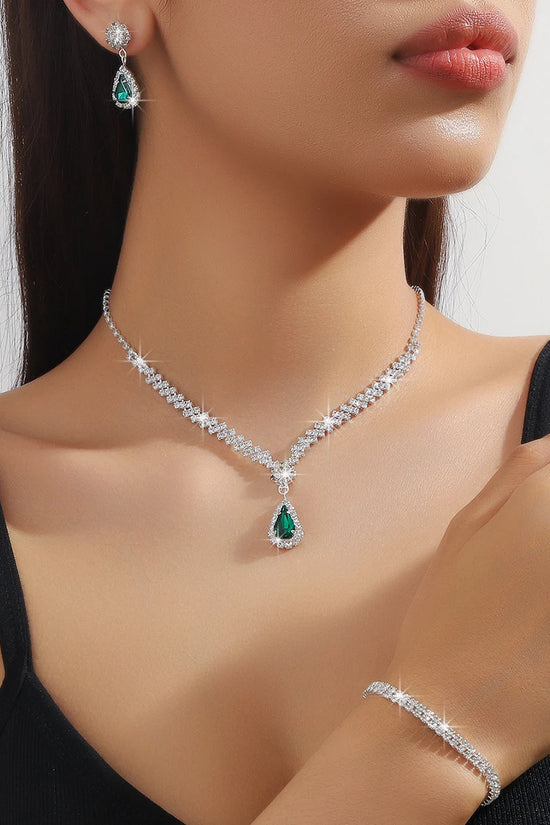 Elegant 4-Piece Bridal Jewelry Set