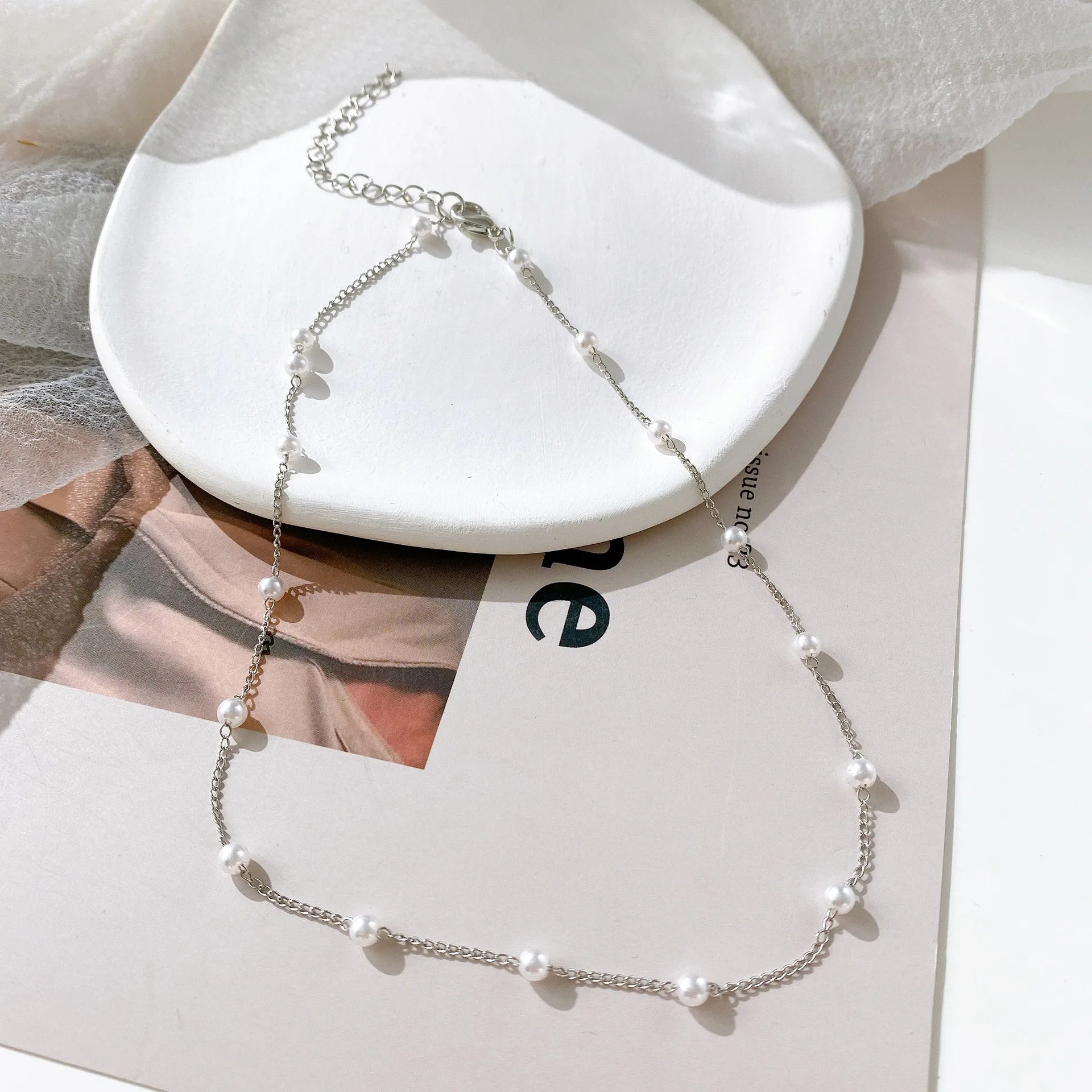Pearl Choker Necklaces