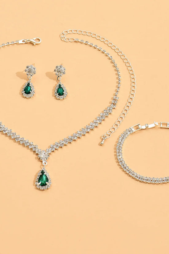 Elegant 4-Piece Bridal Jewelry Set