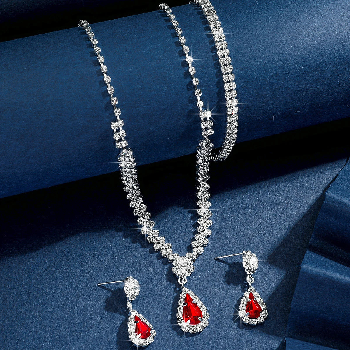 Elegant 4-Piece Bridal Jewelry Set