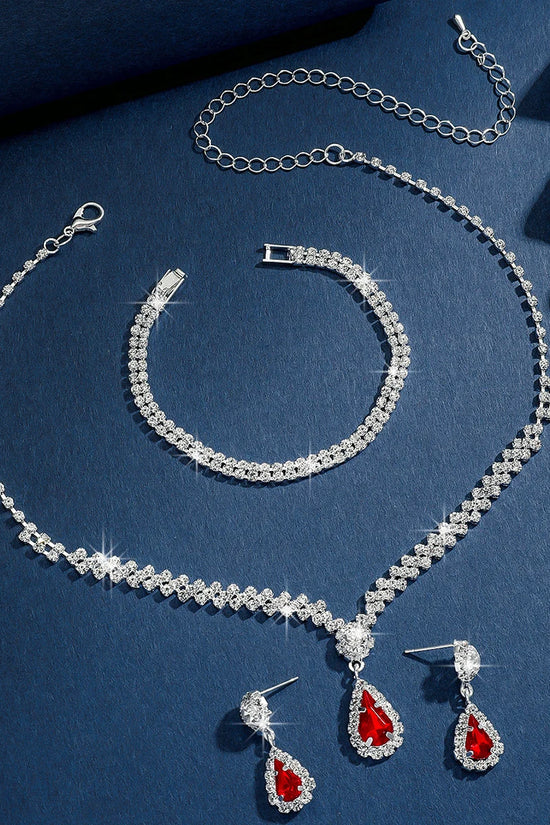 Elegant 4-Piece Bridal Jewelry Set