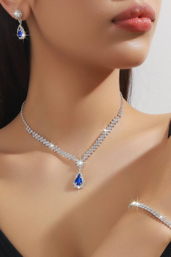 Elegant 4-Piece Bridal Jewelry Set