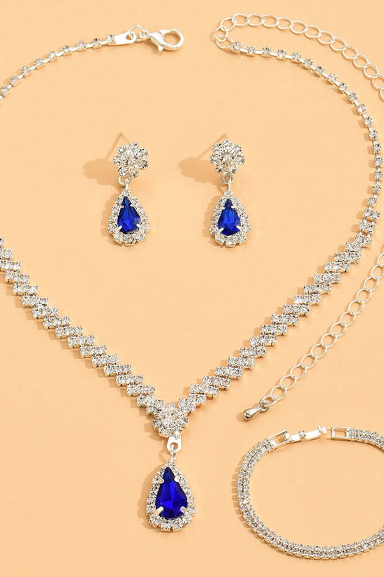Elegant 4-Piece Bridal Jewelry Set